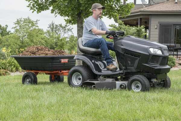 Pièces agricoles - Jardin et forêt pièce adaptable - Remorque avec caisse en plastique 300 kg