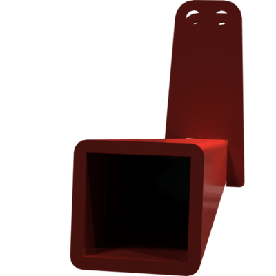 Pièces agricoles - Pièce divers - tube de retenue soudé -peint-