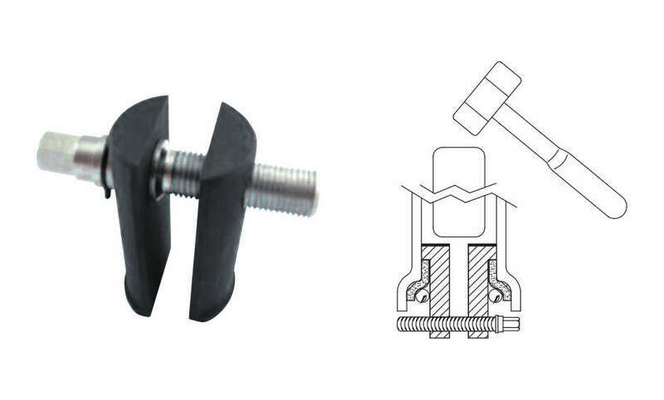 Pièces Quad & Motos - Outillage - Extracteur cuvettes de direction BUZZETTI