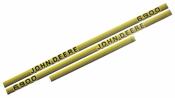 Pièces agricoles - Tracteur pièce adaptable - Autocollants "John Deere 6900"