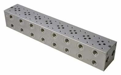 Pièces agricoles - Hydraulique - Base MRA3-8-G-Z NG6 ALU