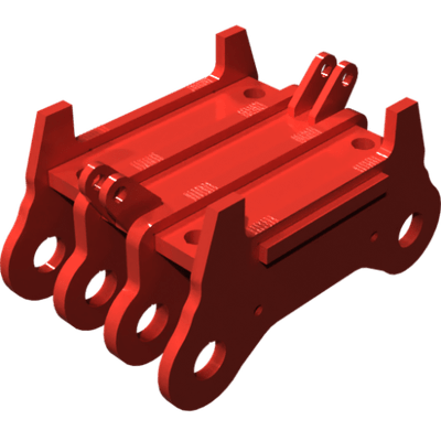 Pièces agricoles - Pièce divers - Support de tendeur RS peinte