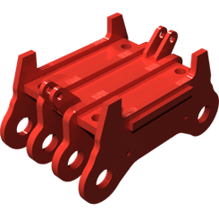 Pièces agricoles - Pièce divers - Support de tendeur RS peinte