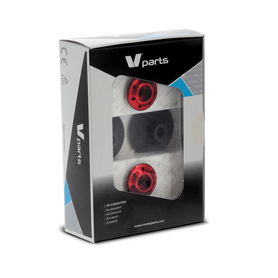 Pièces Quad & Motos - Equipement véhicule - Diabolos V PARTS M10x1,5 rouge