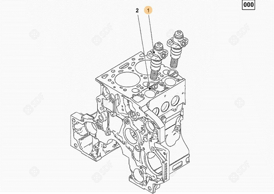 Pièces agricoles - Pieces moteur - POMPA