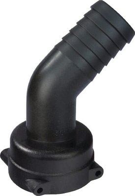 Pièces agricoles - Pièce Pulvérisateur - Raccord de tuyau 45° 50 mm avec connexion femelle T5