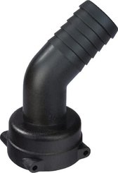Pièces agricoles - Pièce Pulvérisateur - Raccord de tuyau 45° 50 mm avec connexion femelle T5
