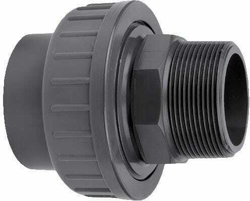 Pièces agricoles - Hydraulique - Raccord PVC 32mm x 1"