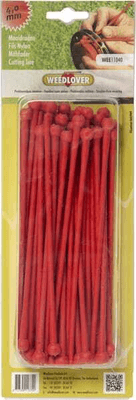 Pièces agricoles - Jardin et forêt pièce adaptable - Fil de coupe Ø 4mm red Weedlover