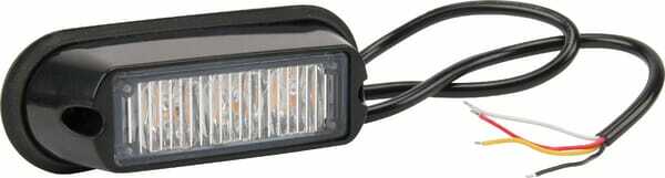 Pièces agricoles - Eclairage - Avertisseur flash LED orange 3x3W 12/24V