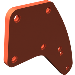 Pièces agricoles - Pièce divers - support peint KUBOTA