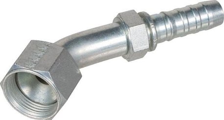 Pièces agricoles - Hydraulique - Racc. à sertir DN20-1"5/16 JIC 45°