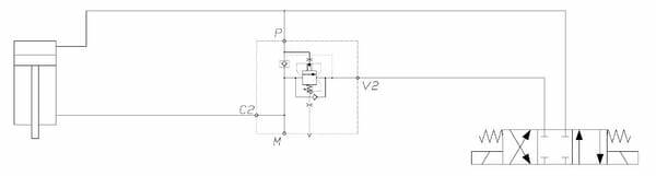 Pièces agricoles - Hydraulique - Soupape différent. auto. 3/4"