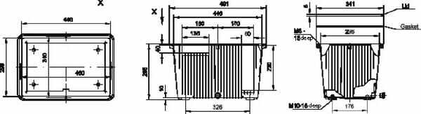 Pièces agricoles - Hydraulique - Réservoir alu. 30 ltr complet