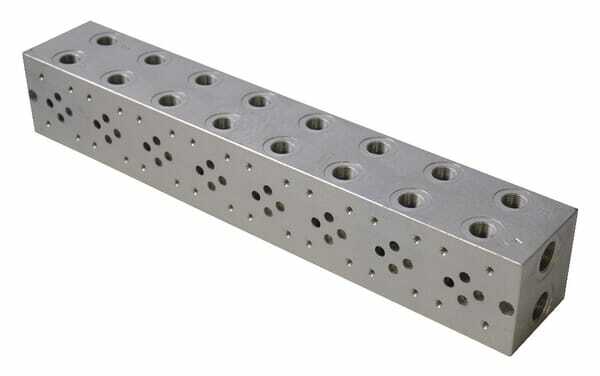 Pièces agricoles - Hydraulique - Base MRA3-8-G-Z NG6 ALU