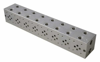 Pièces agricoles - Hydraulique - Base MRA3-8-G-Z NG6 ALU