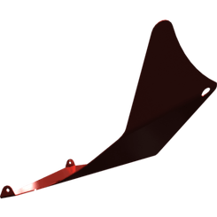 Pièces agricoles - Pièce divers - Couvercle arrière rouge