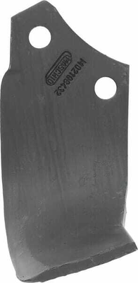 Pièces agricoles - Machines - Lame de fraise courbée droite