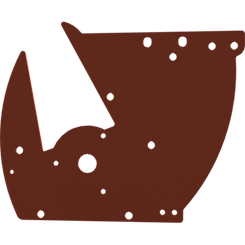 Pièces agricoles - Pièce divers - plaque de bride peinte