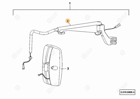 Pièces agricoles - Cabine et structure - SUPPORT