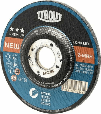 Outils - Outils divers - Disque abrasif 115x7x22,23mm ZA24S-BFX
