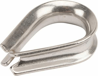 Pièces agricoles - Fasteners - Cosse-coeur inox-A4 4 mm