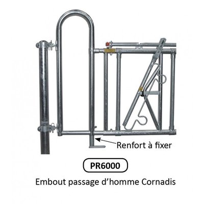 Accessoires et options matériel  - Matériel d'élevage - autre - EMBOUT PASSAGE HOMME CORNADIS
