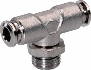 Pièces agricoles - Pièce pneumatique - Raccord enfichable T 4x1/4"