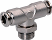 Raccord enfichable T 6x1/8"
