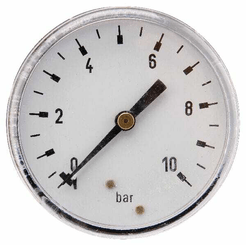 Pièces agricoles - Hydraulique - Manomètre Ø63 0-10bar ¼" ar.