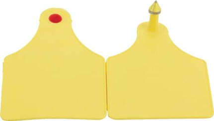 Pièces agricoles - Cloture,Jardin & Sylviculture - Marque d'oreille type D 25 pcs