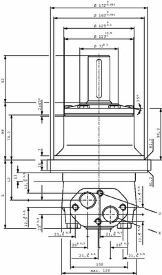 Pièces agricoles - Hydraulique - Roue Moteur Cardan Ø40, zyl.