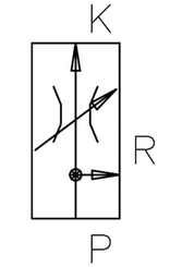 Pièces agricoles - Hydraulique - Régulateur de débit 3 voies proportionnelle SR1