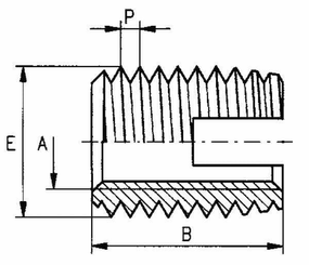 Pièces agricoles - Fasteners - ENSAT Douille à filet M14x24