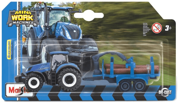Loisirs - Jouets - New Holland T7.315 avec remorque à bois