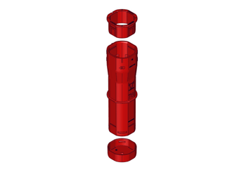 Materiels - Accessoires 10Kg-20Kg - PACK DE 30 FOURREAUX TREFLE ROUGE D.76MM COMPLET