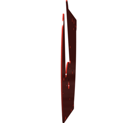 Pièces agricoles - Pièce divers - plaque de bride peinte