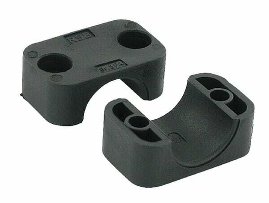 Pièces agricoles - Hydraulique - Demi-coq. noire lisse A3 25mm