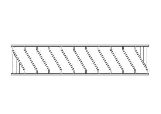 Accessoires et options matériel  - Matériel d'élevage - autre - PANNEAU OBLIQUE EXPORT 10P./4.80M SANS EMBOUT