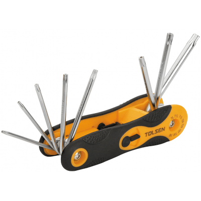 Outillage a main - Clés - POIGNEE JEU DE 8 CLEF TORX (20069)