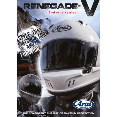 Pièces Quad & Motos - Pièces communes - Flyer ARAI Renegade-V anglais