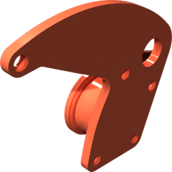 Pièces agricoles - Pièce divers - levier pivotant peint à droite