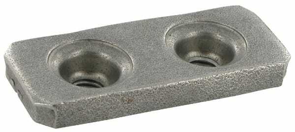 Pièces agricoles - Hydraulique - Plaq. à souder lourde gr. 1