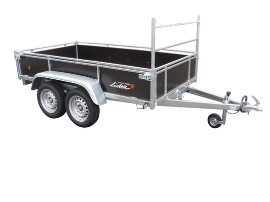 Materiels - Remorque voiture - REMORQUE COTES BOIS 251x133x40 2 essieux PTAC : 500 kg partiellement démontée