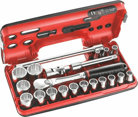 Outils - Outils divers - Jeu de douilles 12 pans, 1/2", métrique