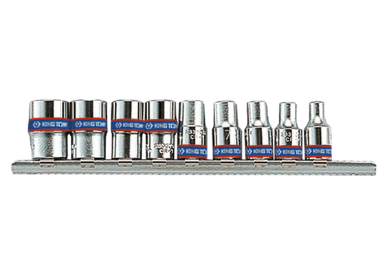 Outils - Outils divers - Jeu de douilles 1/4" sur rail