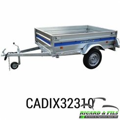 Materiels - Remorque voiture - CADIX 205x132x39 PTAC 500 partiellement démontée