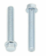 Vis à bride BOLT tête hexagonale 8mm M6x1x40mm 10 pièces