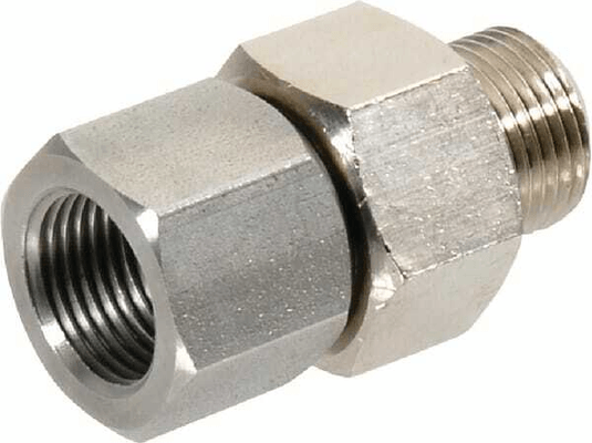 Pièces agricoles - Hydraulique - Raccord tournant 3/8" fem./male