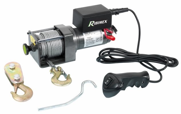 Levage et manutention - Treuils - TREUIL ELECTRIQUE 12V TRACTION MAXI : 1100KGS